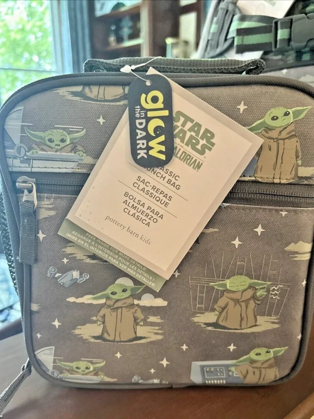NWT Star Wars Pottery Barn Kids School BACKPACK + LUNCHBOX Grogu Mandalorian SET